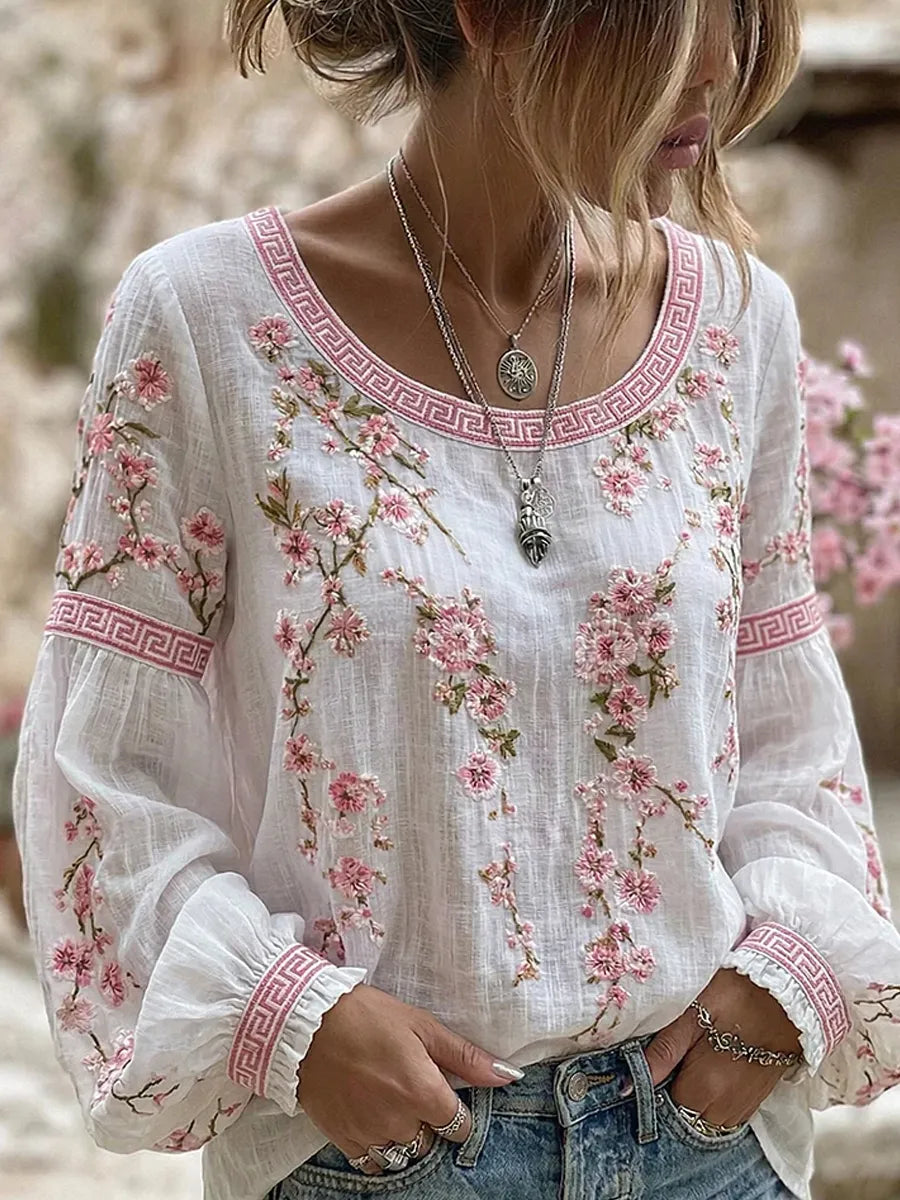 Mary blouse detail