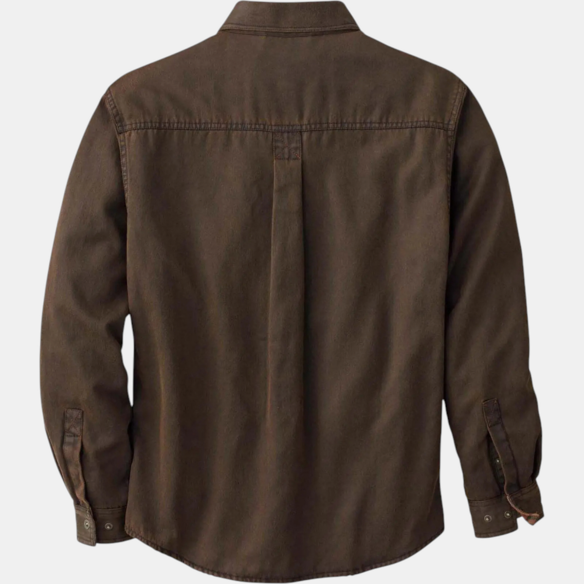 Women's Flannel Lined Snap Button Canvas Shacket