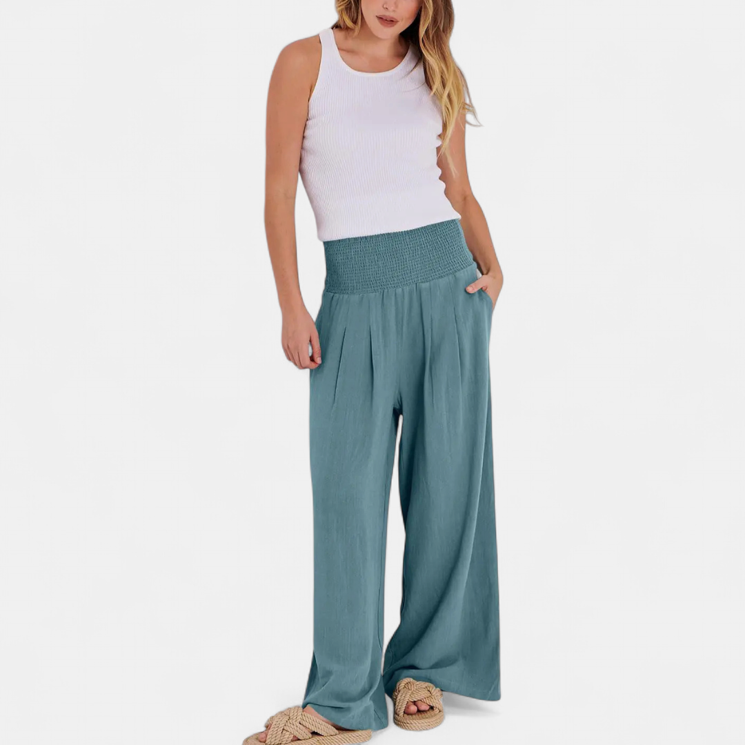 BREELAN™ – Relaxed Wide-Leg Linen Pants