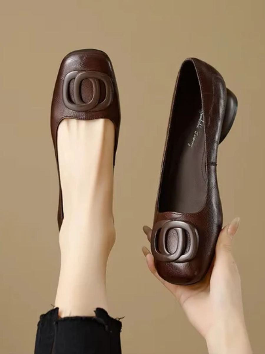 Oprah Vegan Leather Flats