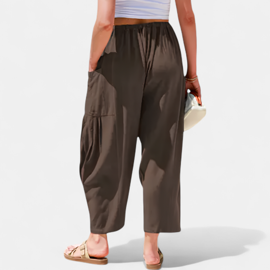 BREEZE™ – Flowy Linen Wide-Leg Beach Pants