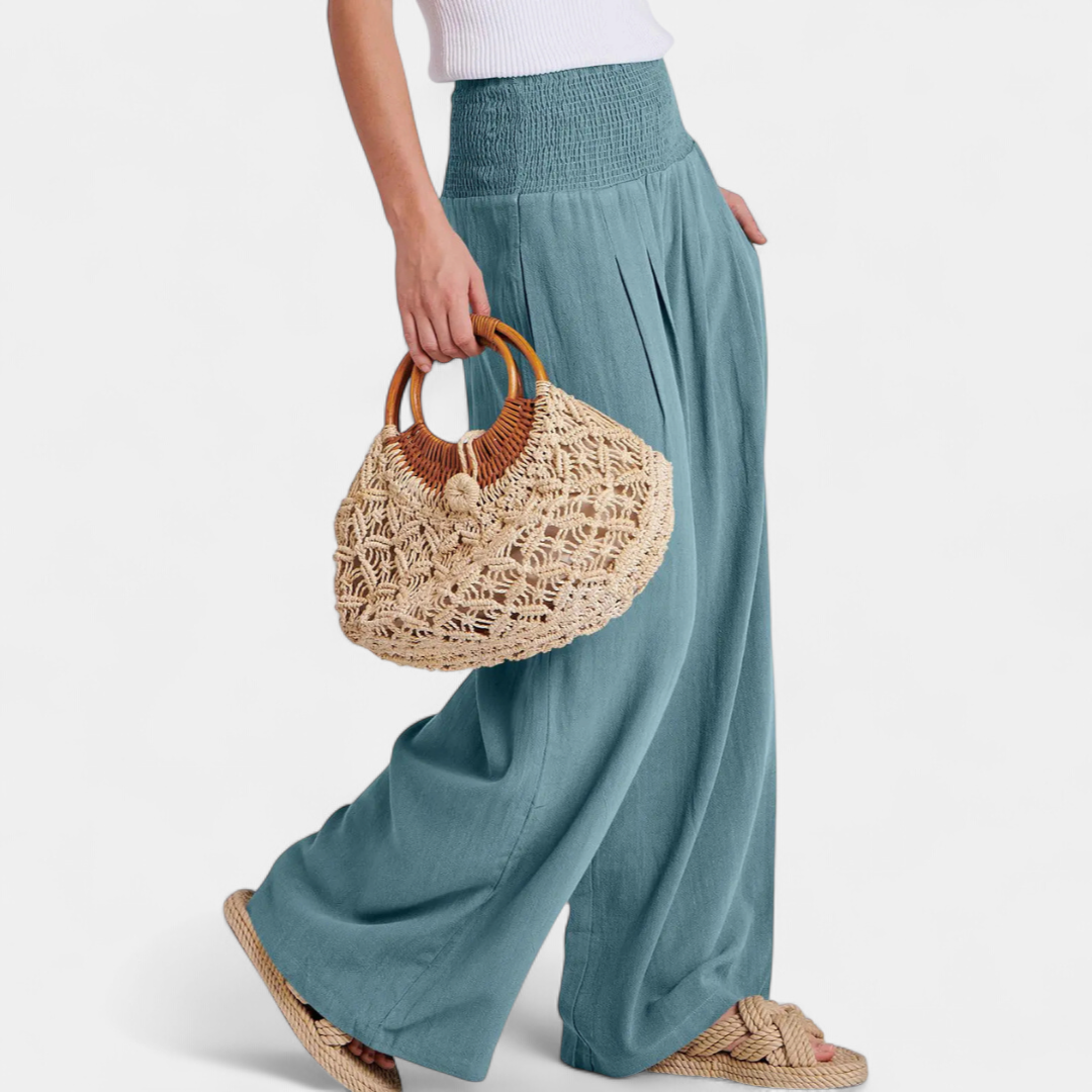 BREELAN™ – Relaxed Wide-Leg Linen Pants
