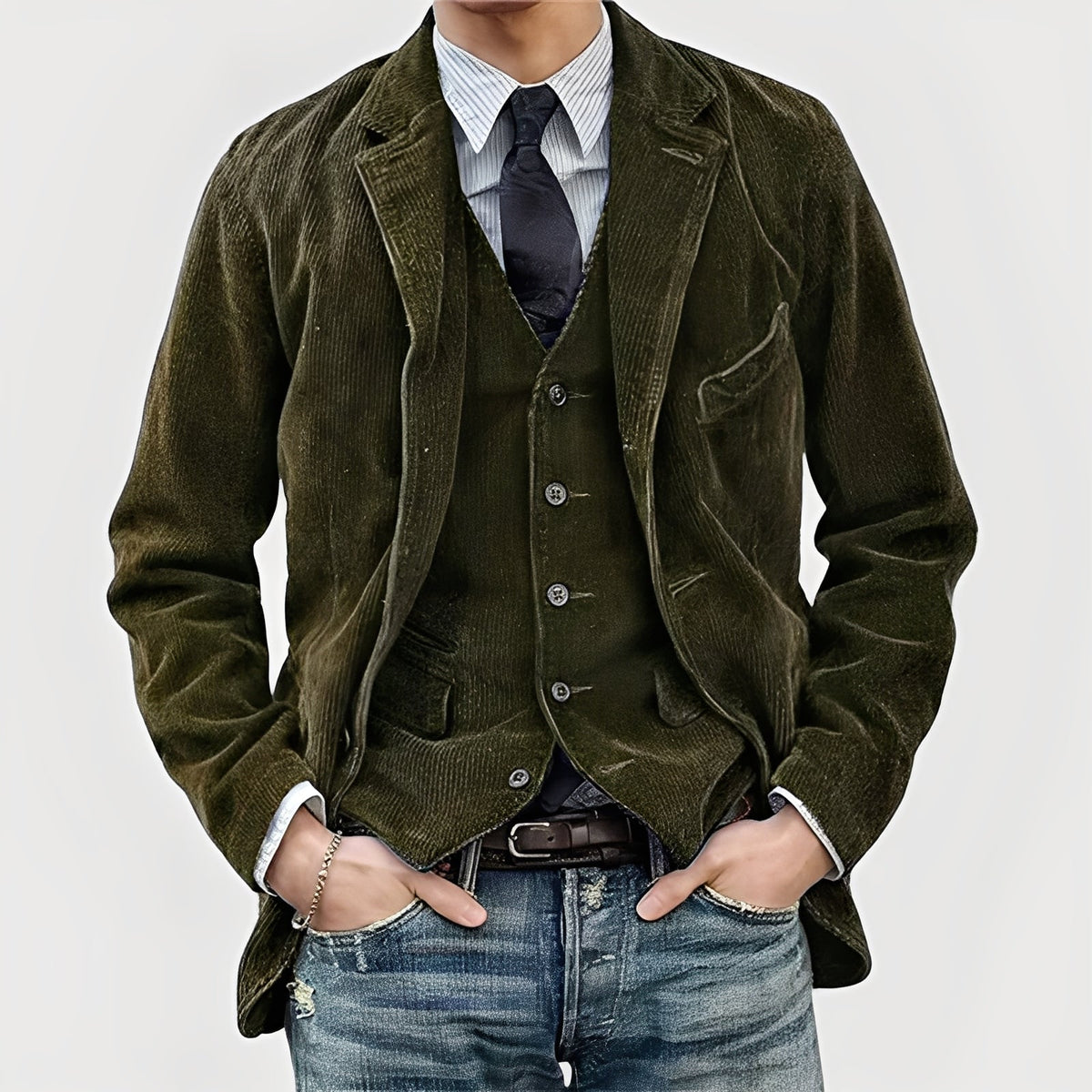 Carlo - Vintage Jacket and Vest Set