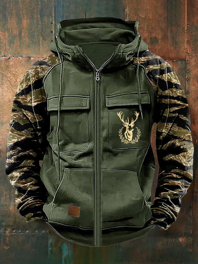 Mack - Clean Multi-Pocket Zip Hoodie