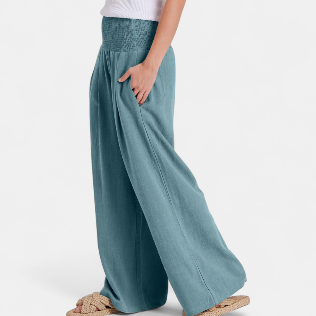 BREELAN™ – Relaxed Wide-Leg Linen Pants