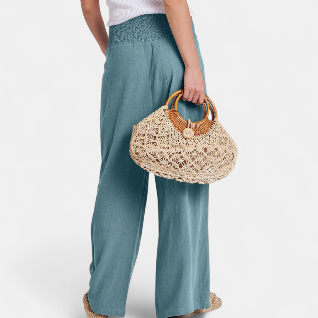 BREELAN™ – Relaxed Wide-Leg Linen Pants