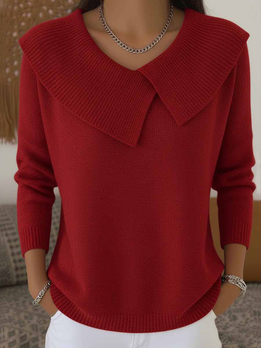 Ingrid™ | Warm Sweater with Soft Collar