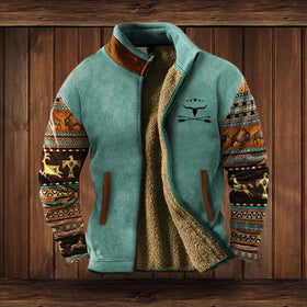 Blue with Print