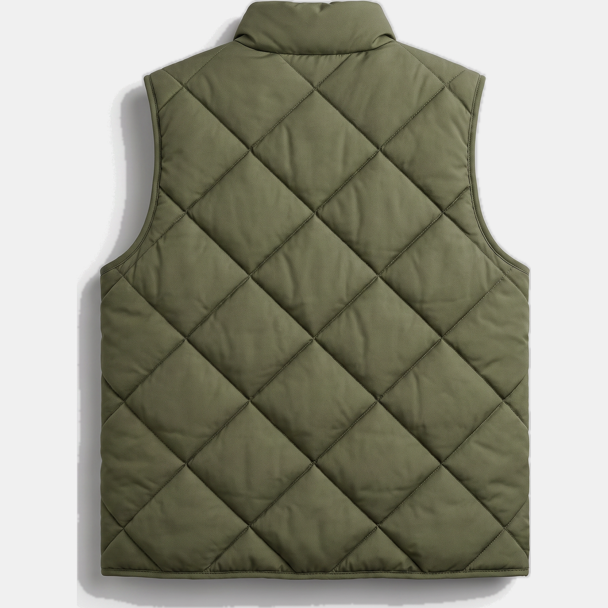 Women's Hooded Puffer Vest Quilted Midi Sleeveless Jacket