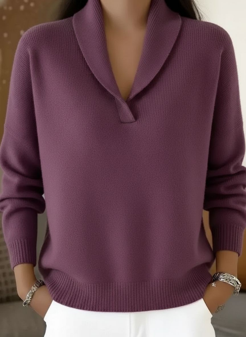 Emma™ | V-Neck Sweater
