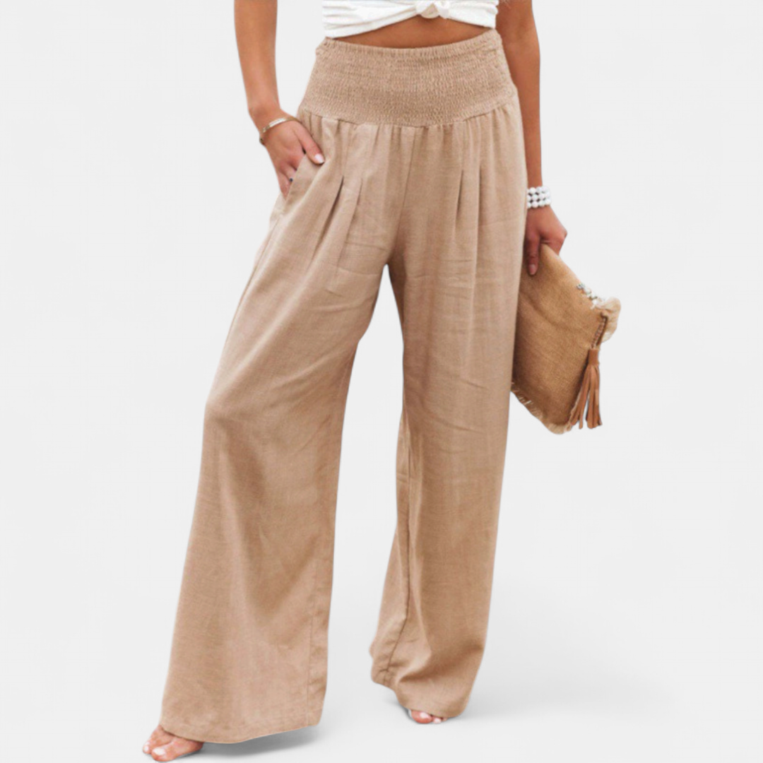 BREELAN™ – Relaxed Wide-Leg Linen Pants