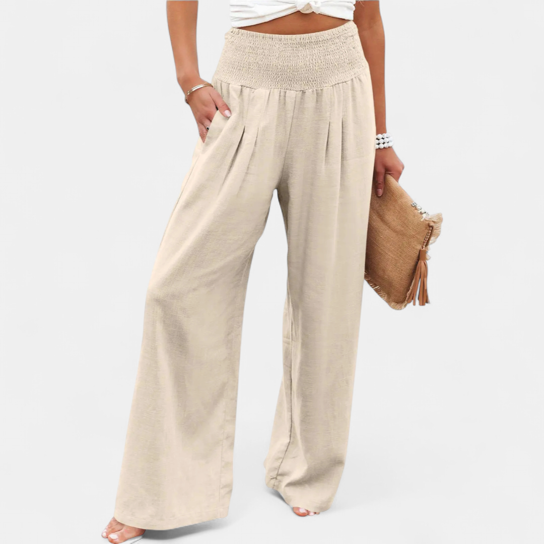 BREELAN™ – Relaxed Wide-Leg Linen Pants