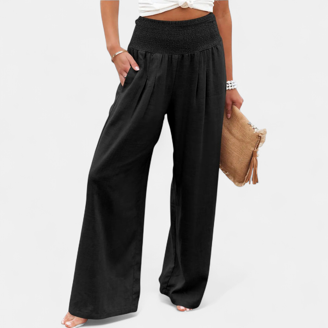 BREELAN™ – Relaxed Wide-Leg Linen Pants