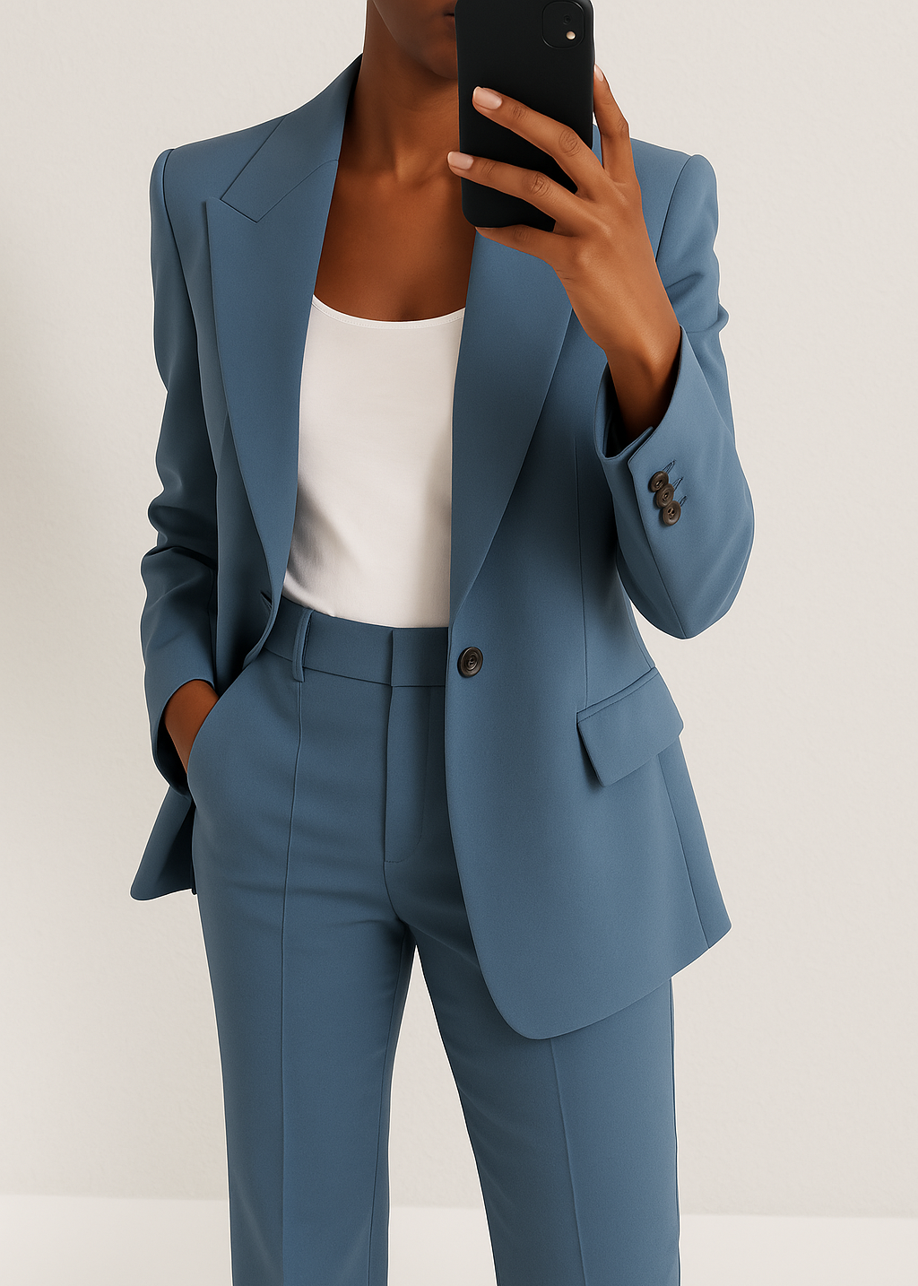 Francesca Suit Set - Blue