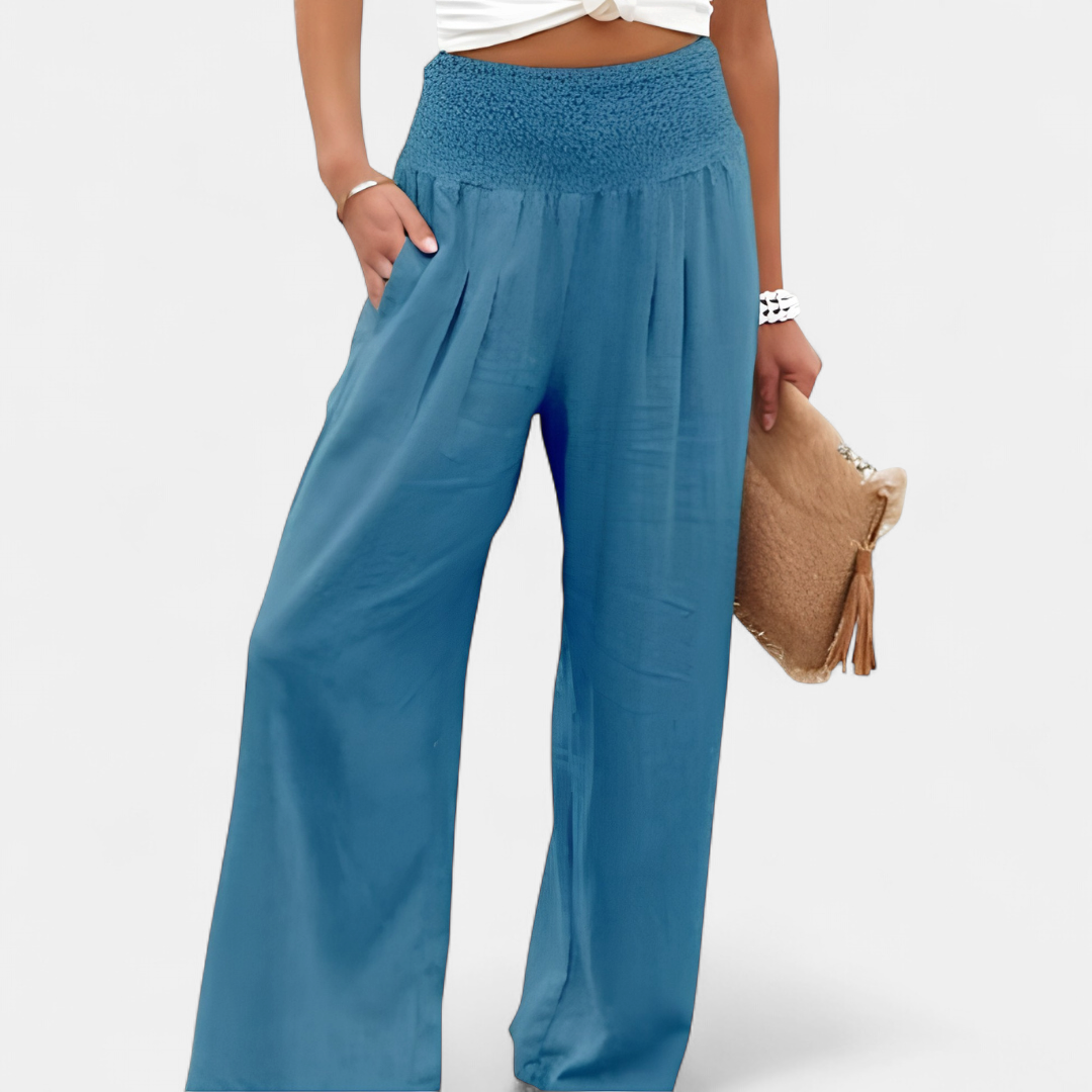 BREELAN™ – Relaxed Wide-Leg Linen Pants