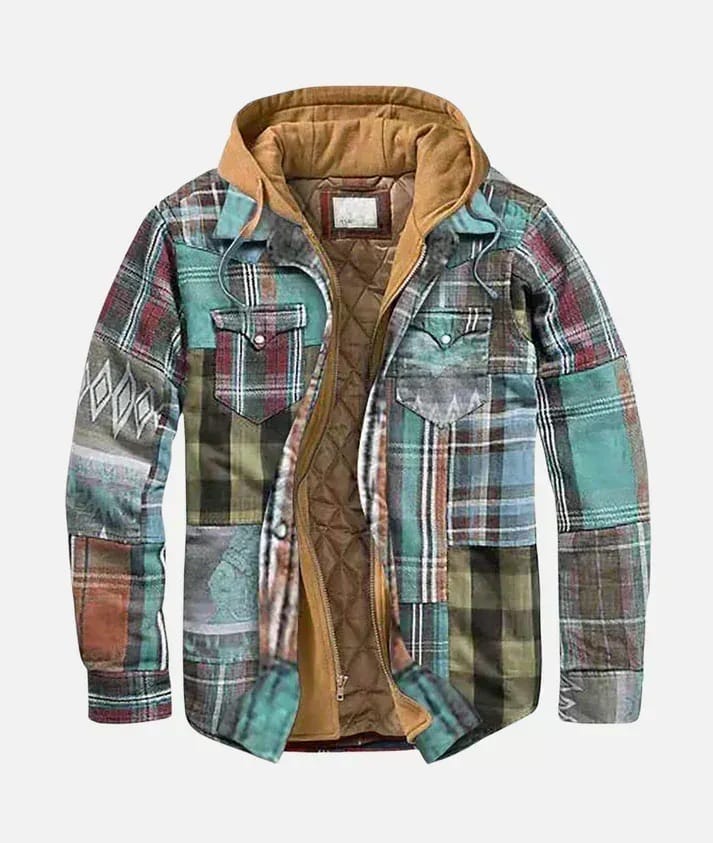 André Ferran Flannel Shirt Jacket