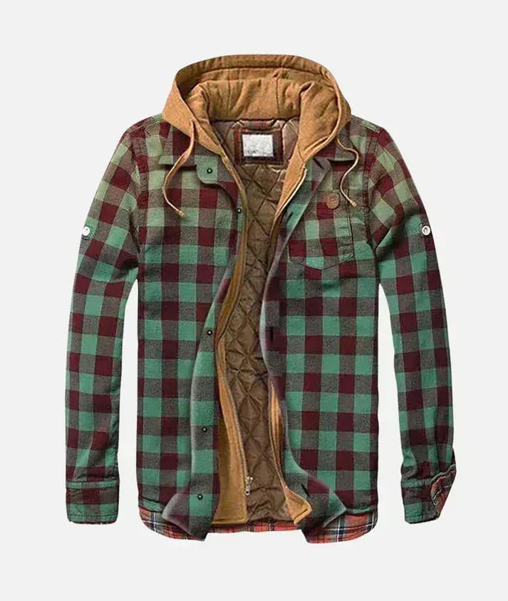 André Ferran Flannel Shirt Jacket