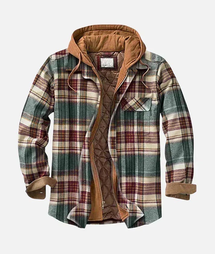 André Ferran Flannel Shirt Jacket