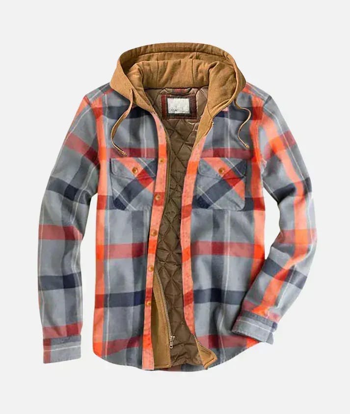 André Ferran Flannel Shirt Jacket
