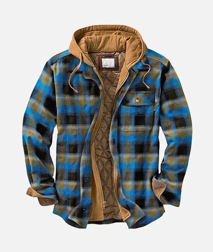 André Ferran Flannel Shirt Jacket