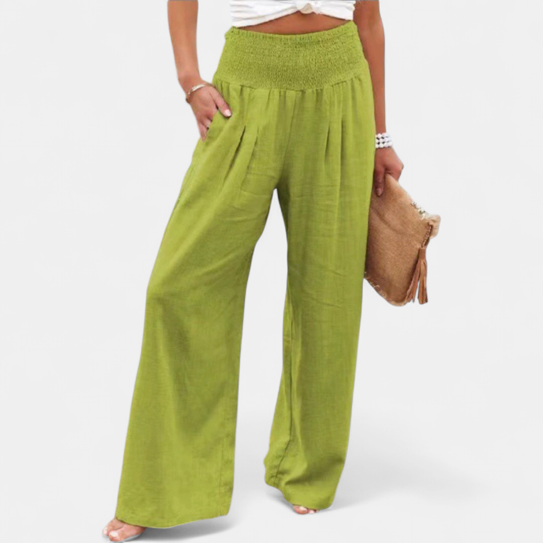 BREELAN™ – Relaxed Wide-Leg Linen Pants