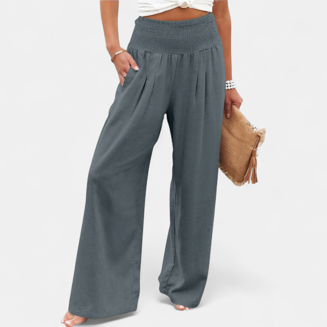 BREELAN™ – Relaxed Wide-Leg Linen Pants