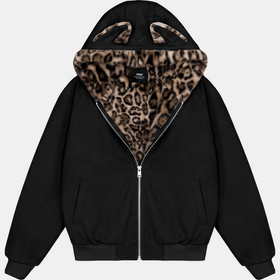 Leopard Fur Black