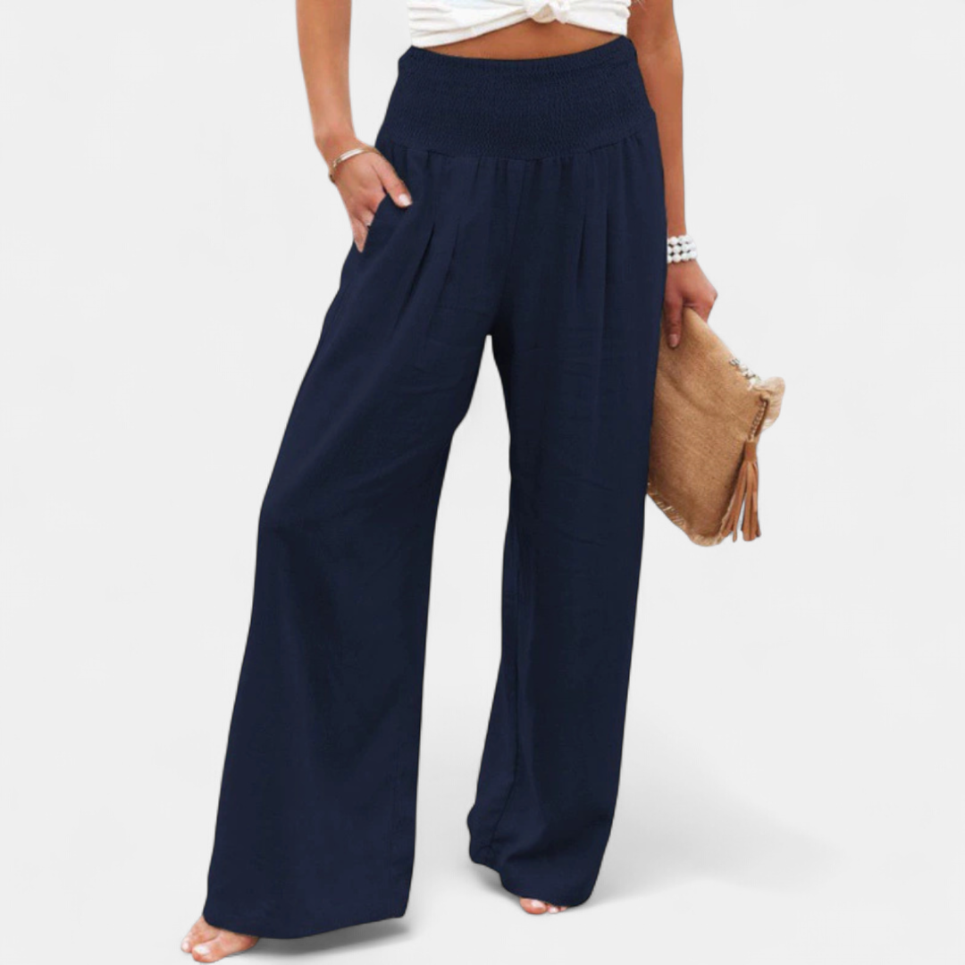 BREELAN™ – Relaxed Wide-Leg Linen Pants