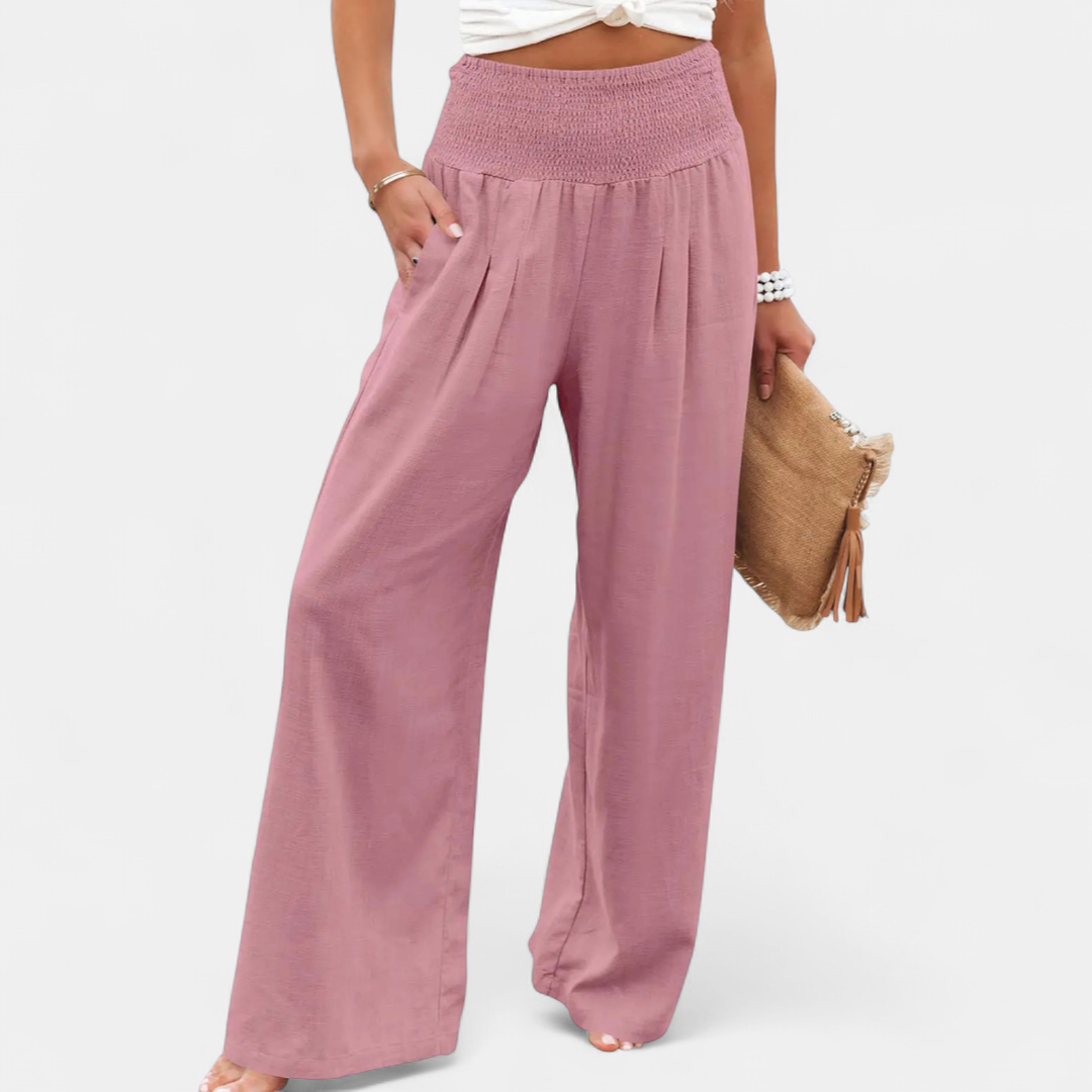 BREELAN™ – Relaxed Wide-Leg Linen Pants