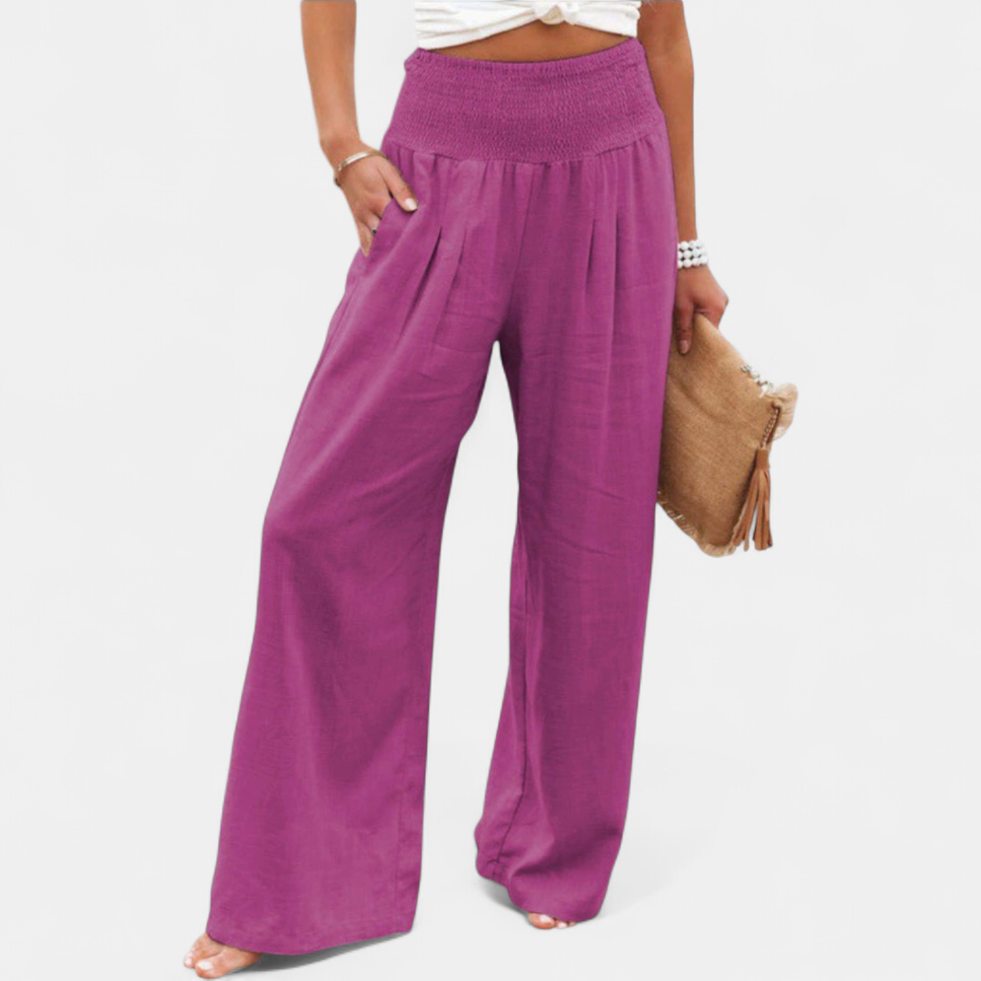 BREELAN™ – Relaxed Wide-Leg Linen Pants
