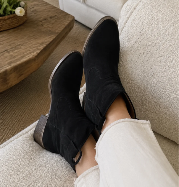 Darlene Western-Inspired Ankle Boots