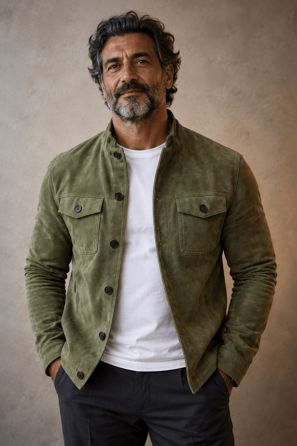 André Ferran Suede Jacket
