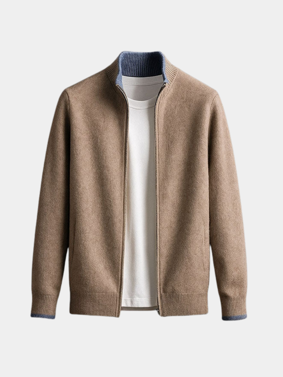 Robbie – Knitted Zip Jacket