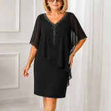 Wilma | Elegant Draped Dress