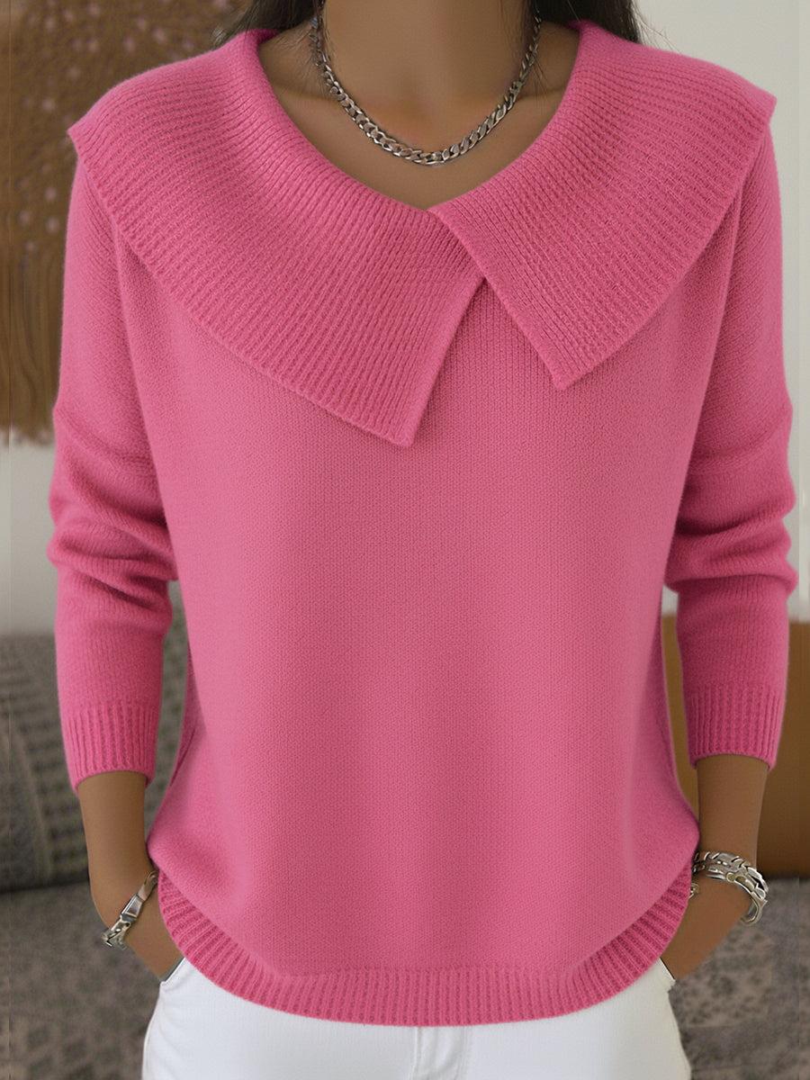Ingrid™ | Warm Sweater with Soft Collar