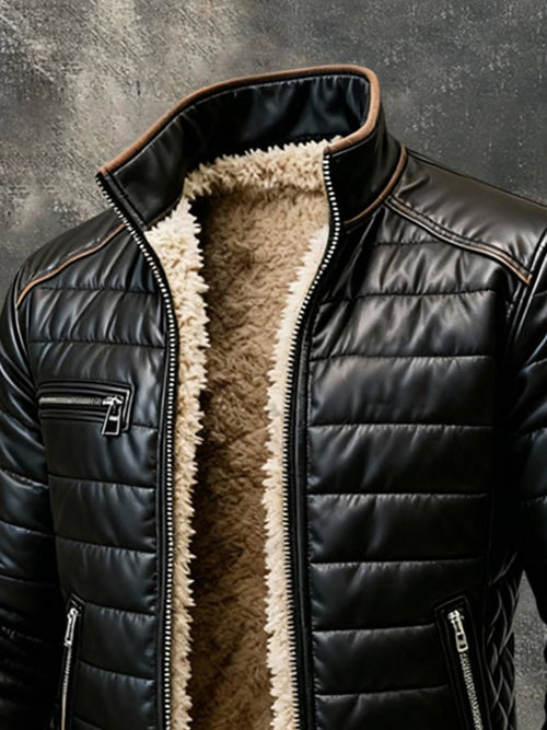 Aldrin - Quilted Sherpa-Lined Jacket