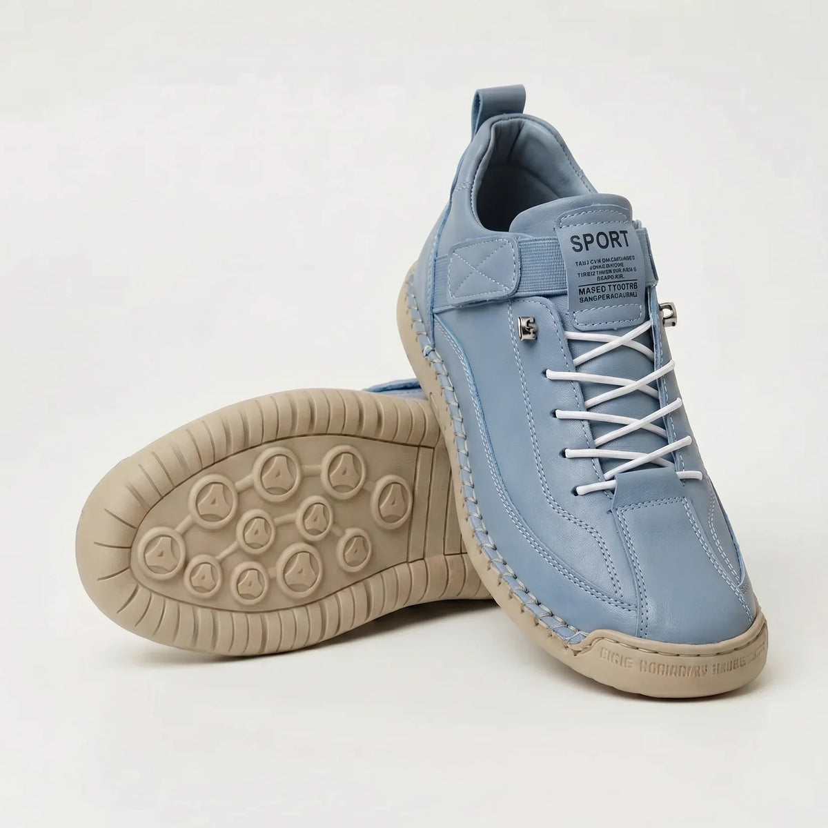 Helen Orthopedic Comfort Sneakers - Light Blue