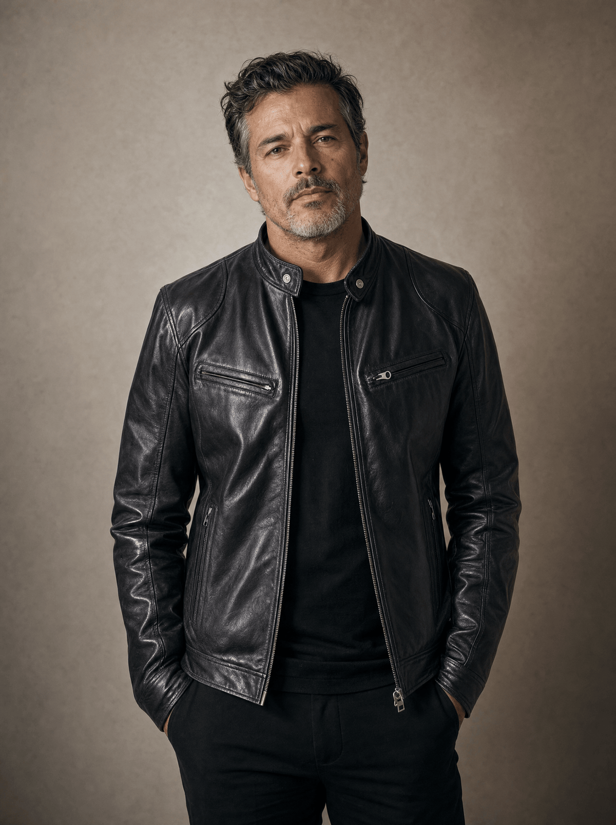 André Ferran Leather Jacket