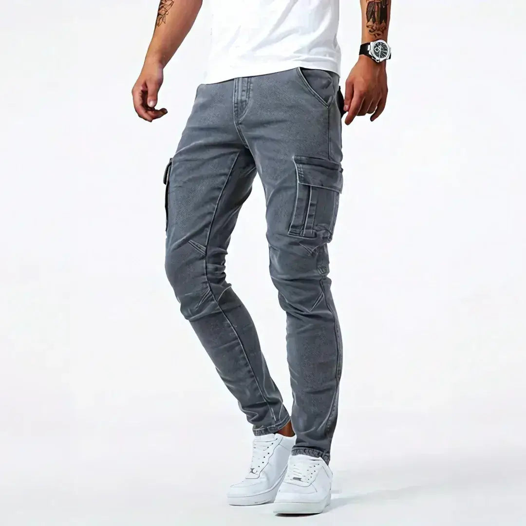 André Ferran Cargo Denim Jeans