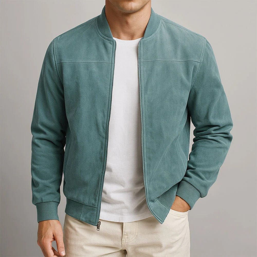 Velour Suede Jacket