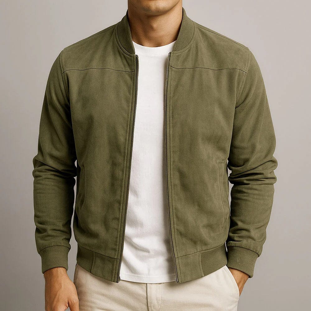 Velour Suede Jacket
