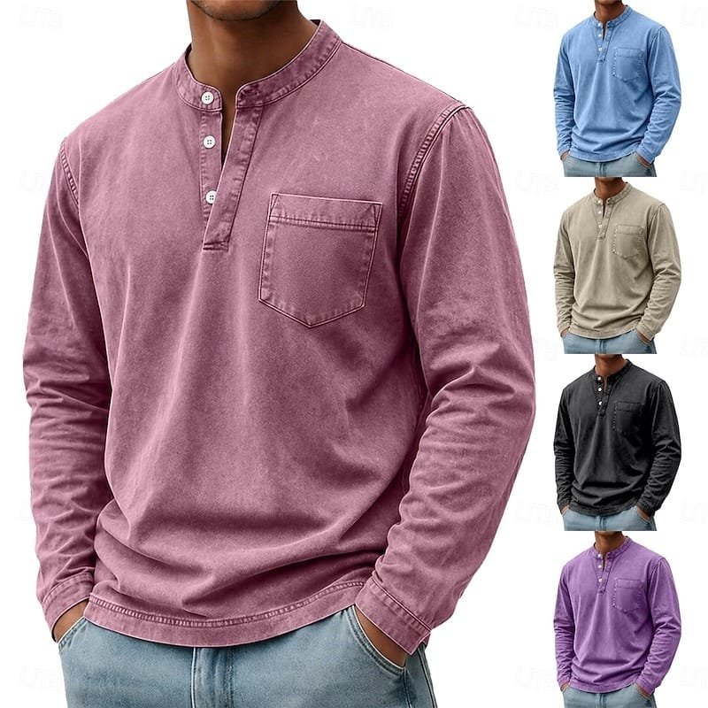 André Ferran Saltwater Long Sleeve Henley