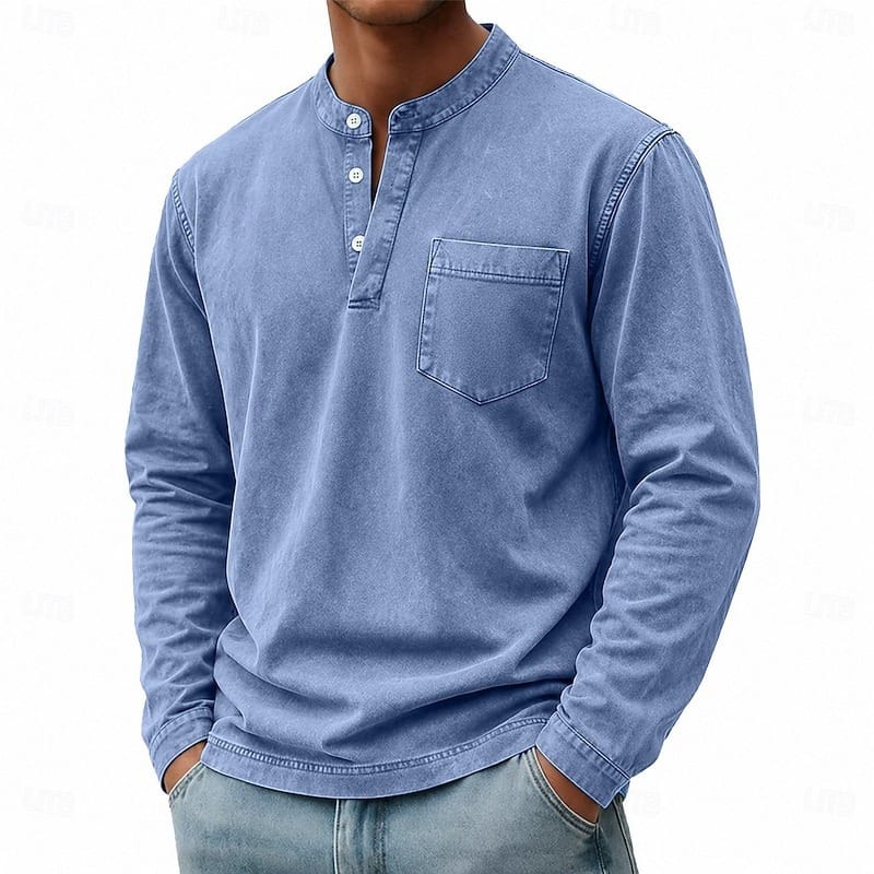 André Ferran Saltwater Long Sleeve Henley