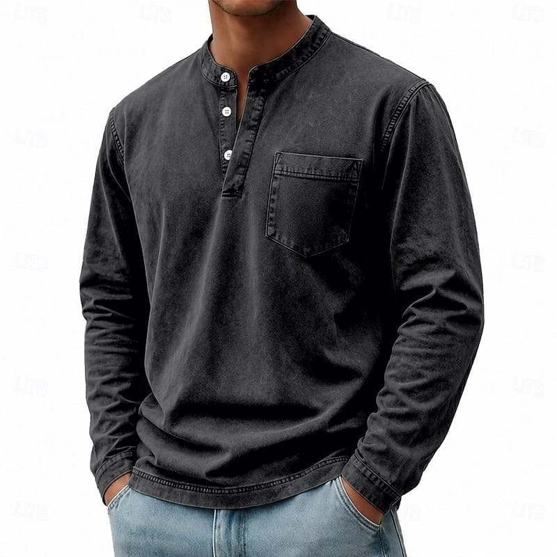André Ferran Saltwater Long Sleeve Henley