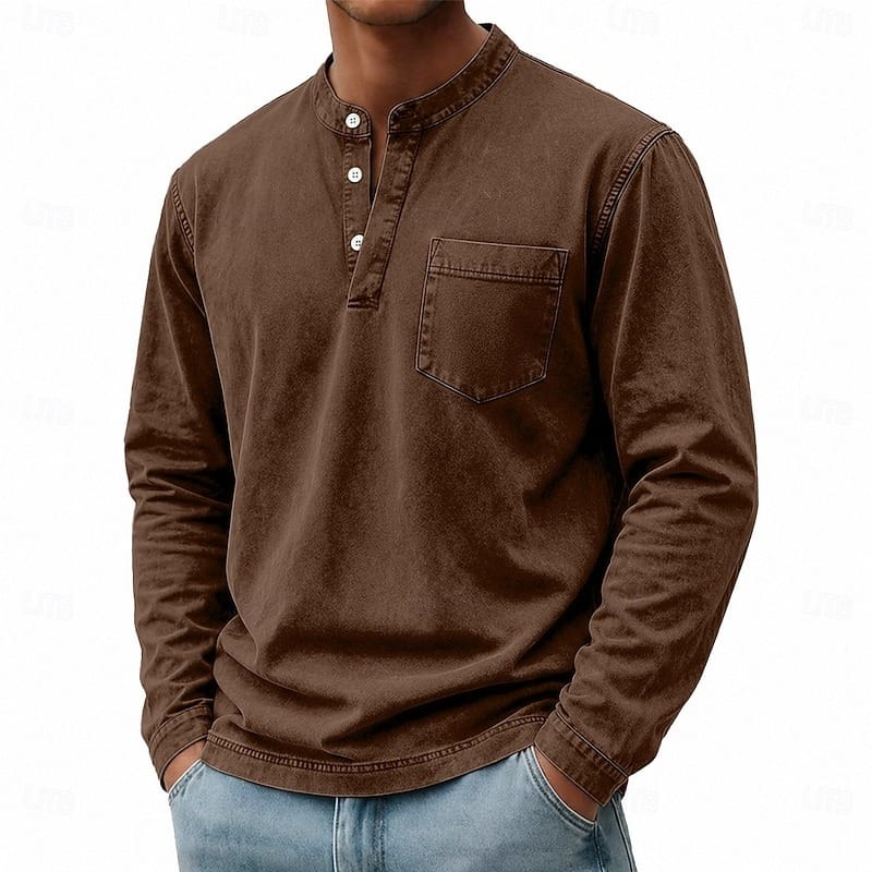 André Ferran Saltwater Long Sleeve Henley