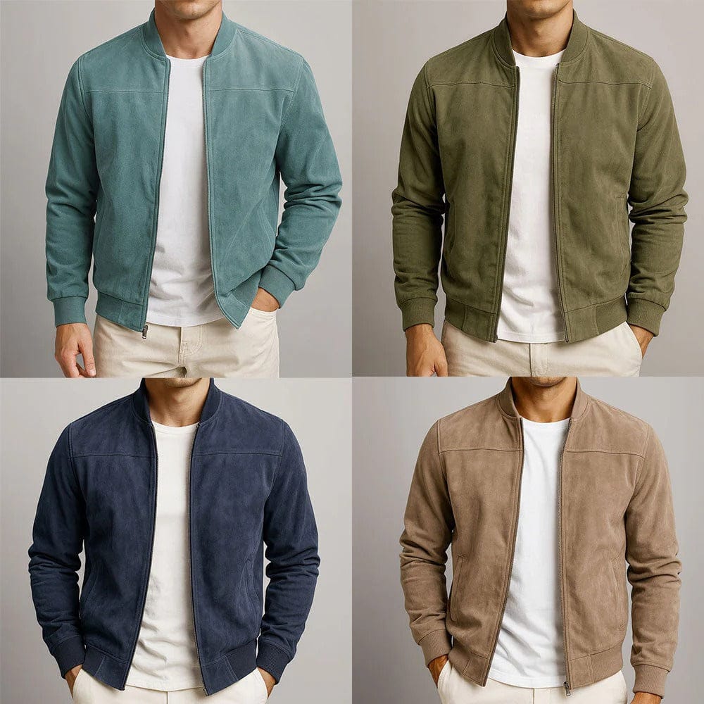 Velour Suede Jacket