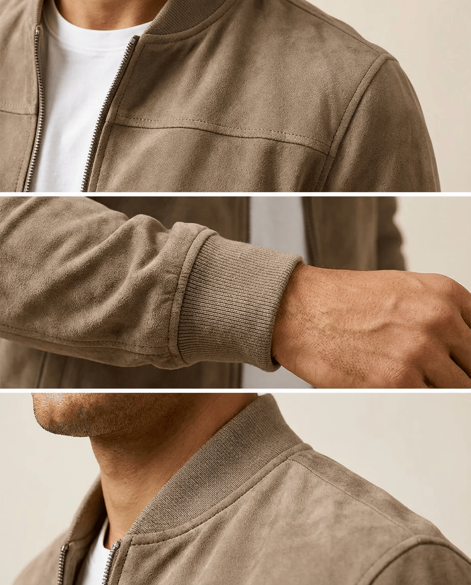 Velour Suede Jacket