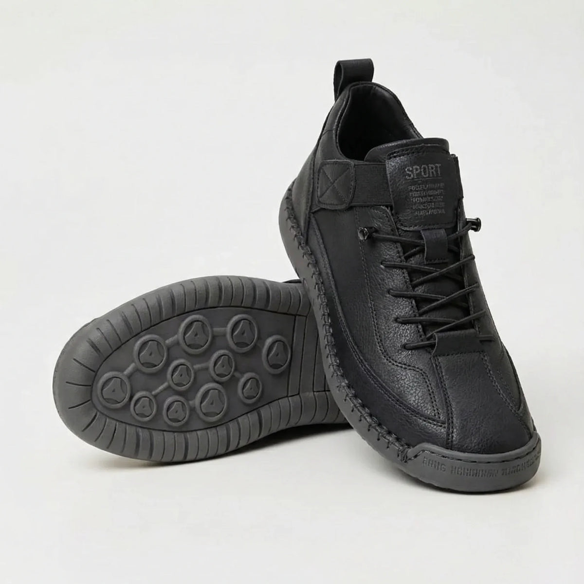 Helen Orthopedic Comfort Sneakers - Black