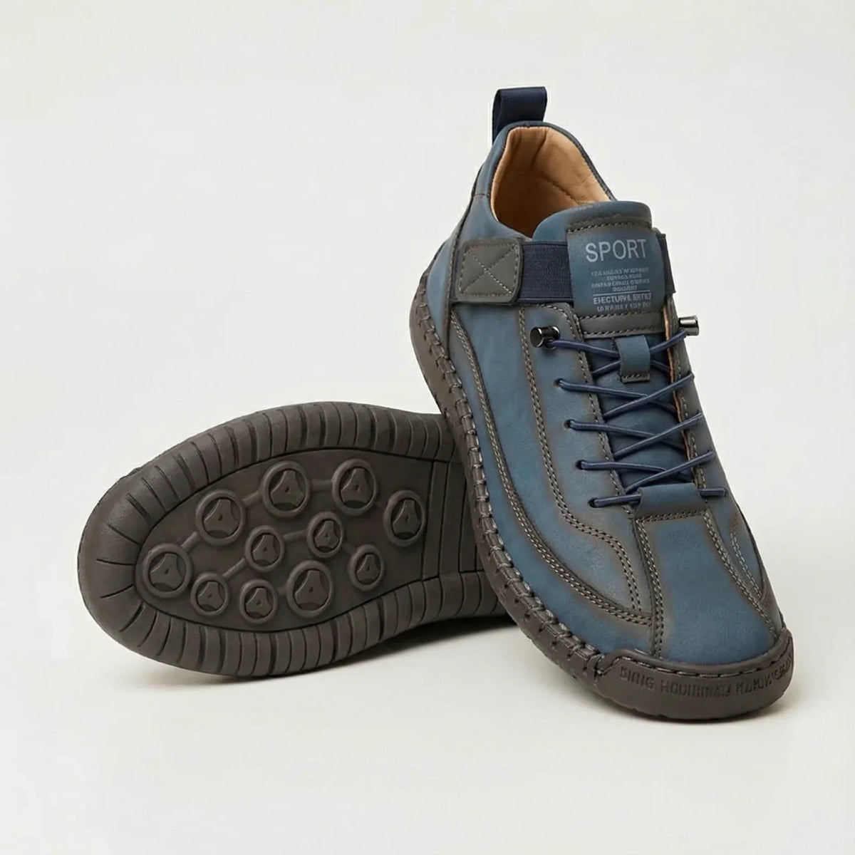Helen Orthopedic Comfort Sneakers - Navy Blue