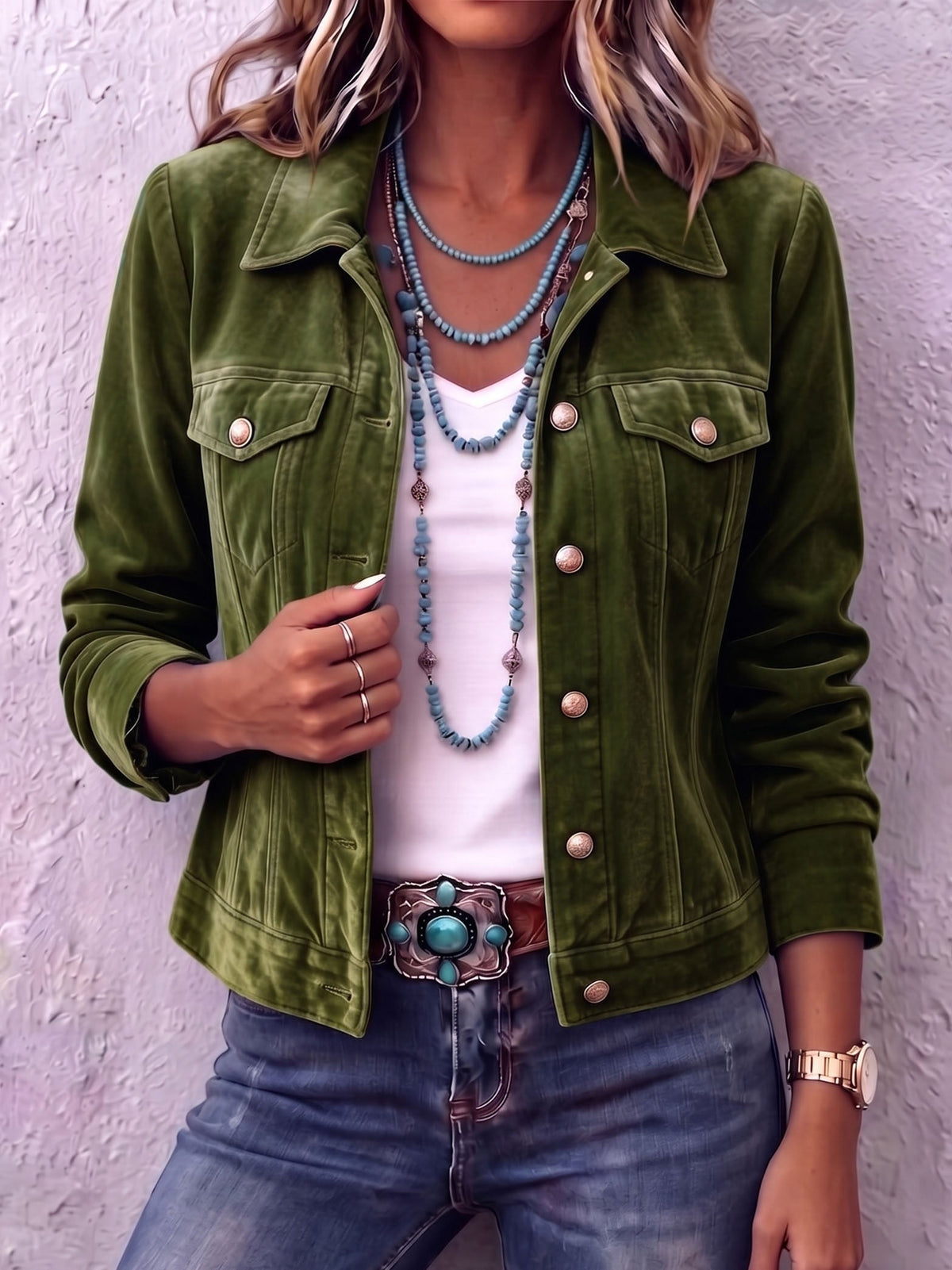 Diana | Boho Vintage-Inspired Velvet Jacket